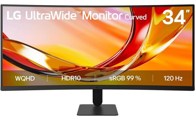 LG 34U601B-B 34" UltraWide Curved UWQHD 1440p, 120Hz w/VRR, VA, 5ms, FreeSync Premium, HDR10, HDMI 2.0, DP 1.4– UltraWide Monitor LG 34U601B-B 34" UltraWide Curved UWQHD 1440p, 120Hz w/VRR, VA, 5ms, FreeSync Premium, HDR10, HDMI 2.0, DP 1.4– UltraWide Monitor